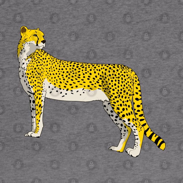 Proud Cheetah by Sticker Steve